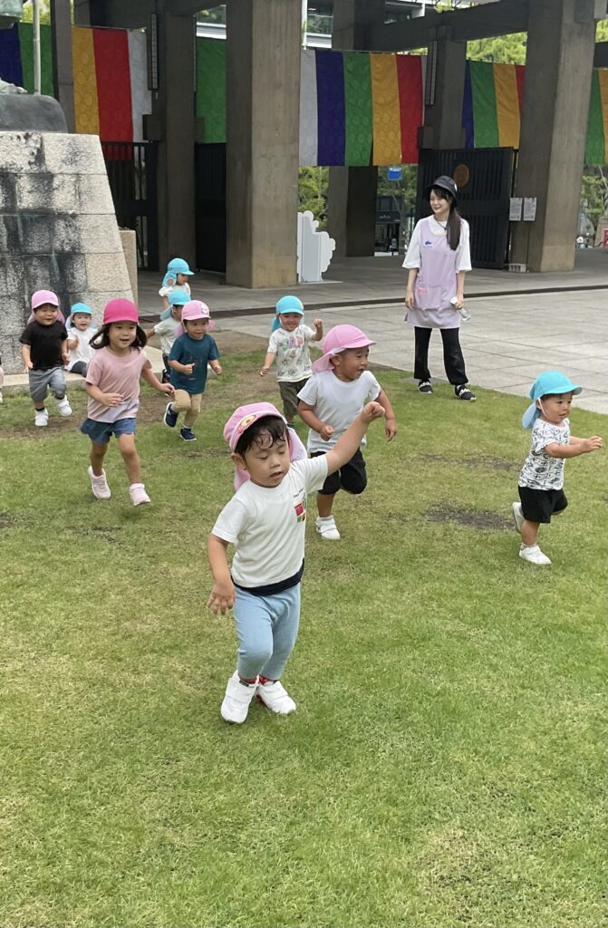 保育園 運動会練習 くじら保育園 大阪 202510-1