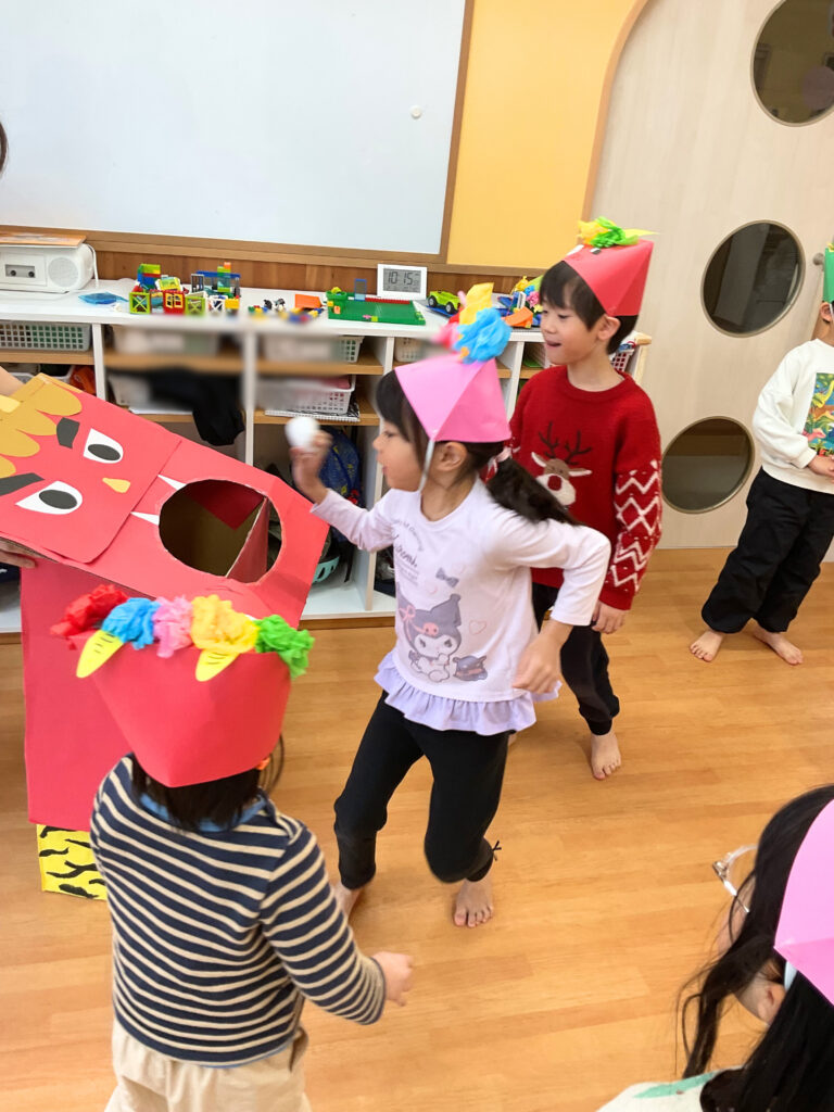 保育園の節分行事で日本の文化体験　大阪　くじら保育園 202602-6