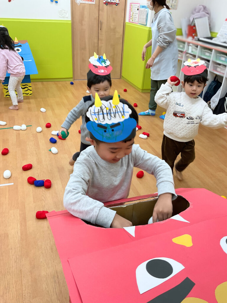 保育園の節分行事で日本の文化体験　大阪　くじら保育園 202602-4