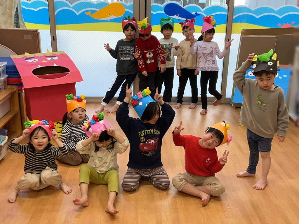 保育園の節分行事で日本の文化体験　大阪　くじら保育園 202602-1
