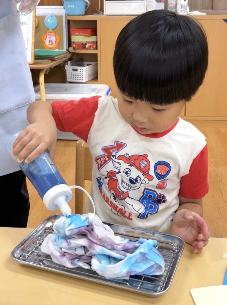 運動会に向けたオリジナルTシャツ作り 大阪 保育園 くじら保育園 202609-1