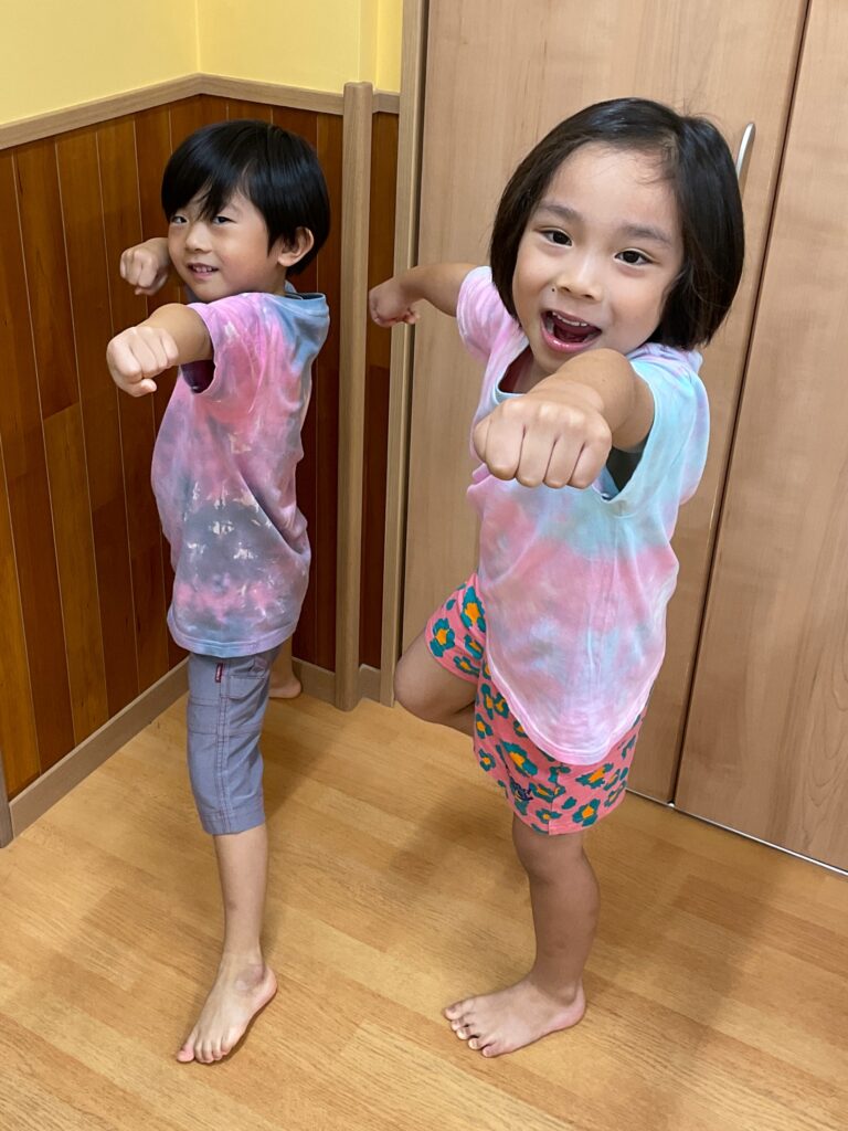 運動会に向けたオリジナルTシャツ作り 大阪 保育園 くじら保育園 202609-3