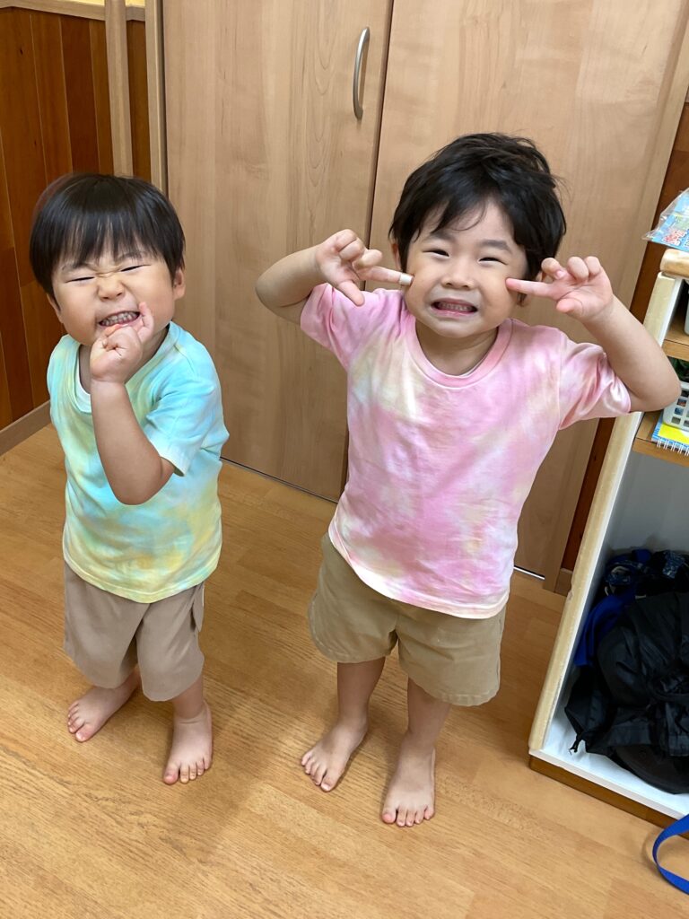 運動会に向けたオリジナルTシャツ作り 大阪 保育園 くじら保育園 202609-5